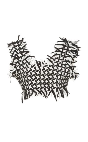 Triya Trece Woven Fray Top