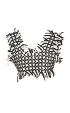 Triya Trece Woven Fray Top