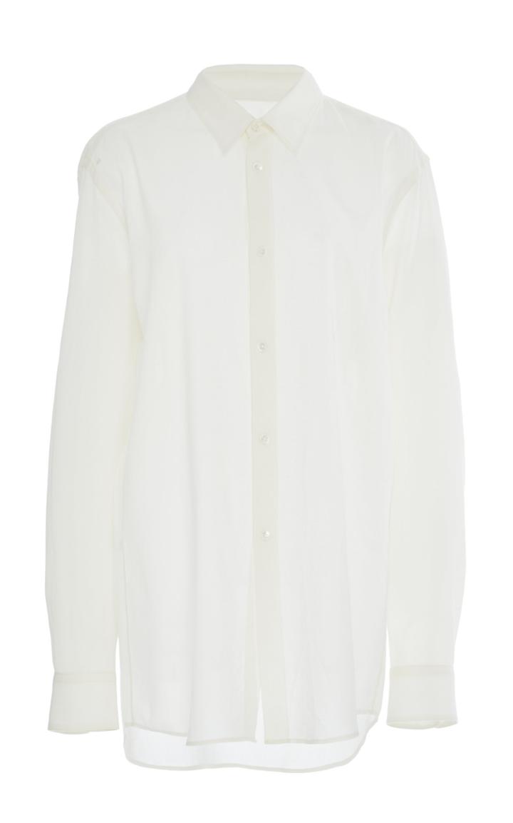 Gabriela Hearst Reyes Cashmere Button Down Shirt