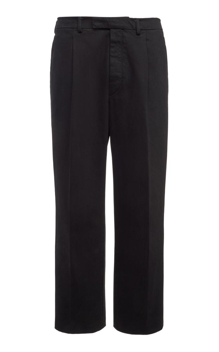 Prada Pleated Straight Leg Pant