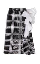 Moda Operandi Rodarte Ruffle-detailed Sequin Mini Skirt Size: 0