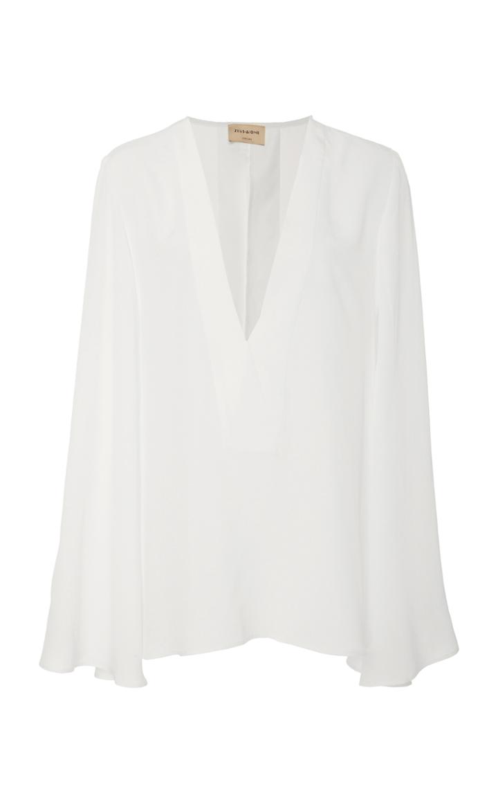 Zeus + Dione Hestia Low Cut Blouse