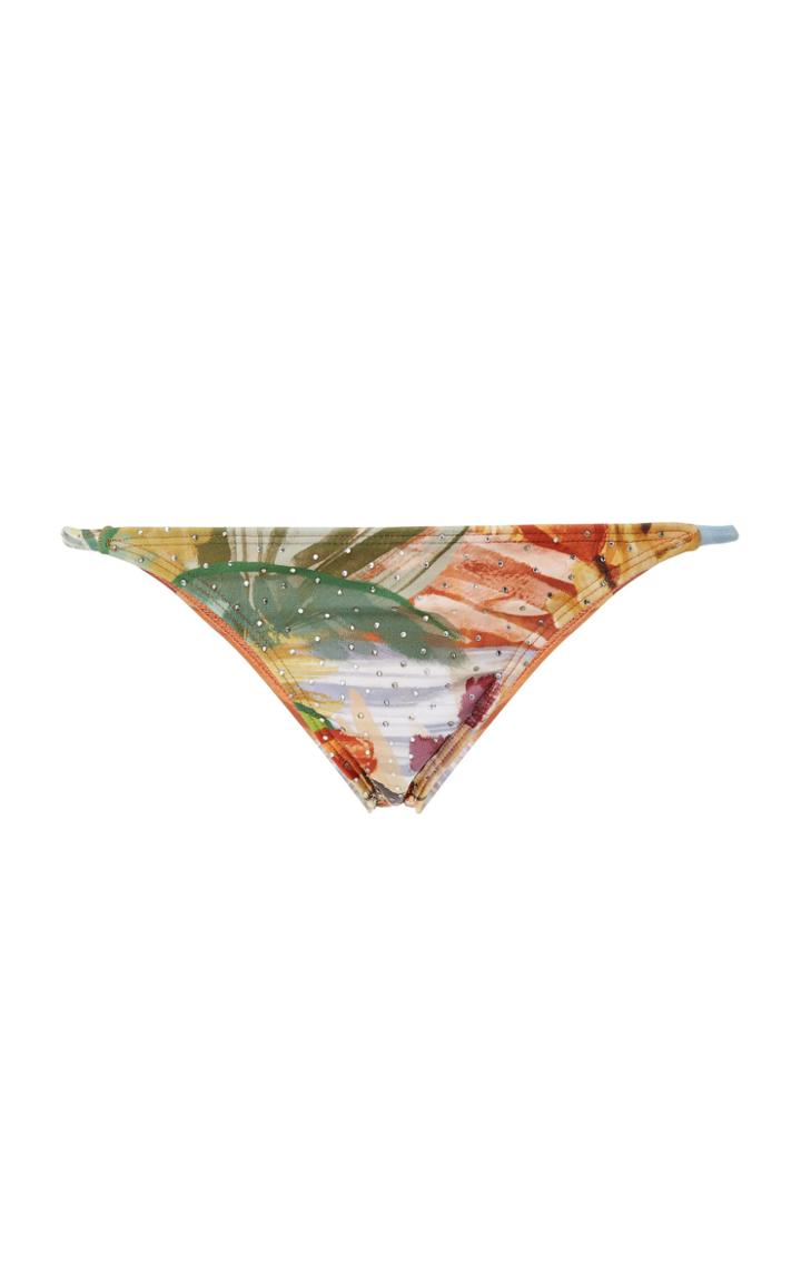 Agua De Coco Embellished Bikini Bottoms