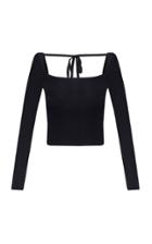 Anna October Cropped Wool-blend Sweater