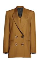 Petar Petrov Hilary Pintucked Wool Wide-leg Pants