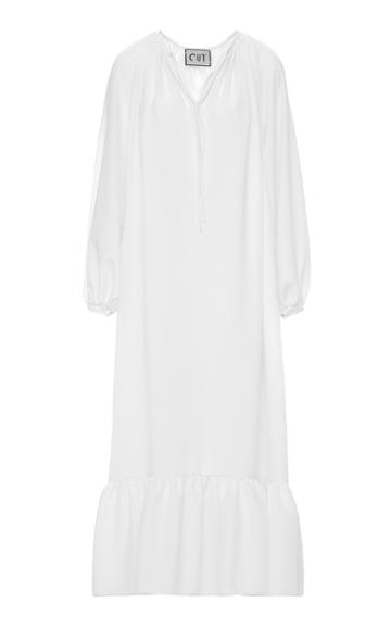 Studio Cut Crepe De Chine Dress
