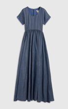 Moda Operandi Brock Collection Sandra Short Sleeved Linen-blend Dress