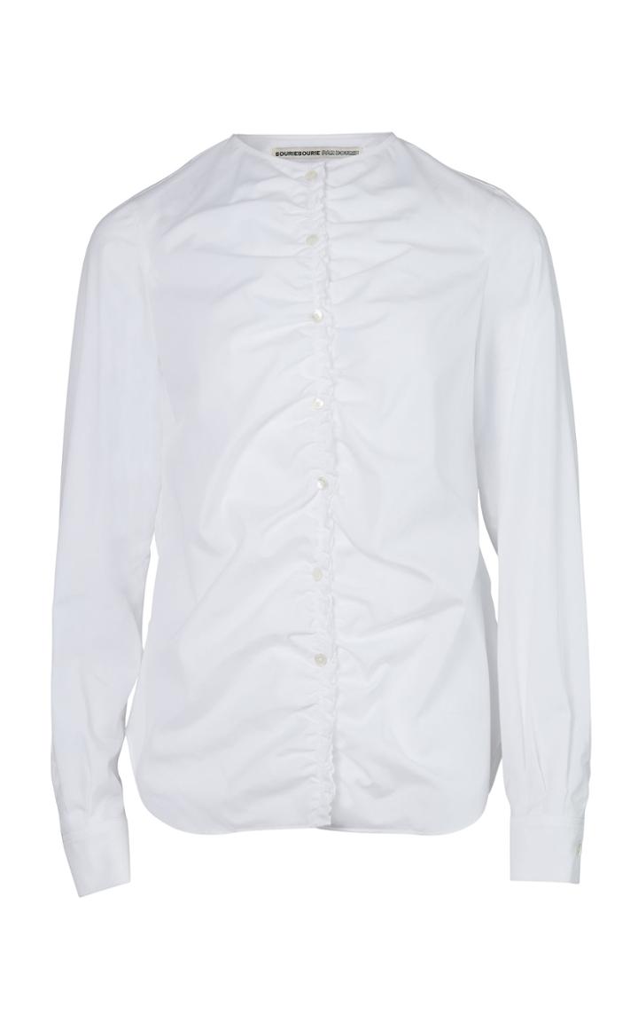 Moda Operandi Bourie Shirring Front Shirt Size: 36