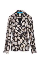 Jonathan Cohen Abstract Orchid Jacquard Blazer