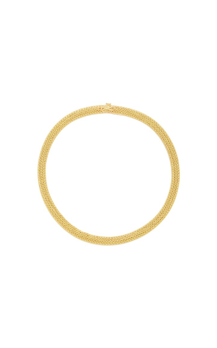 Ilias Lalaounis 18k Gold Hand Woven Choker Necklace