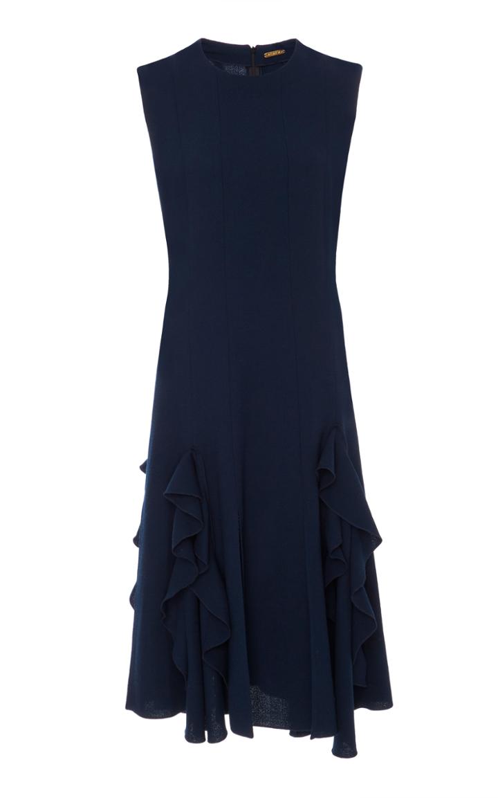 Amelia Toro Sleeveless Ruffled Midi Dress