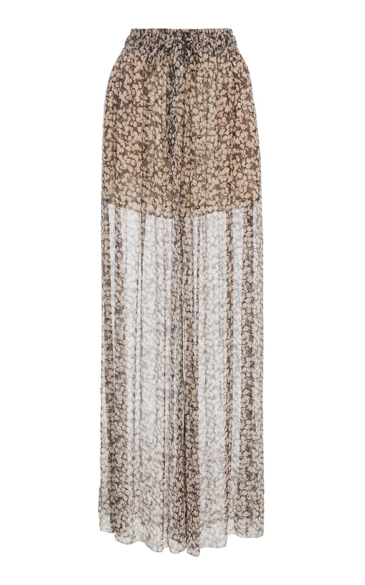 Zimmermann Prima Cherry Silk Pants