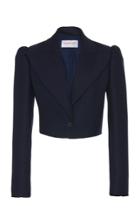 Moda Operandi Michael Kors Collection Spencer Stretch Wool Cropped Blazer Size: 2