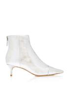 Alexandre Birman Kittie Metallic Leather Ankle Boots