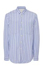 Jil Sander Striped Cotton-poplin Dress Shirt