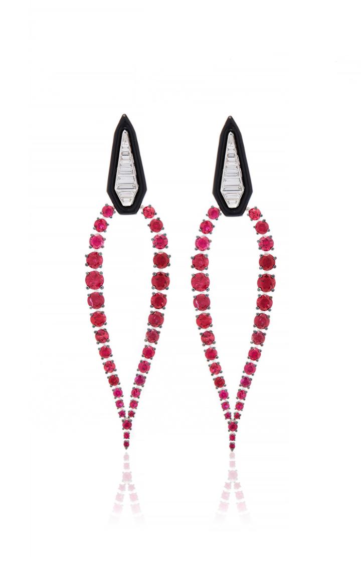 Nikos Koulis Ruby Oui Earrings