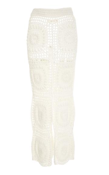 Ayni Yawuni Squared Crochet Midi Skirt