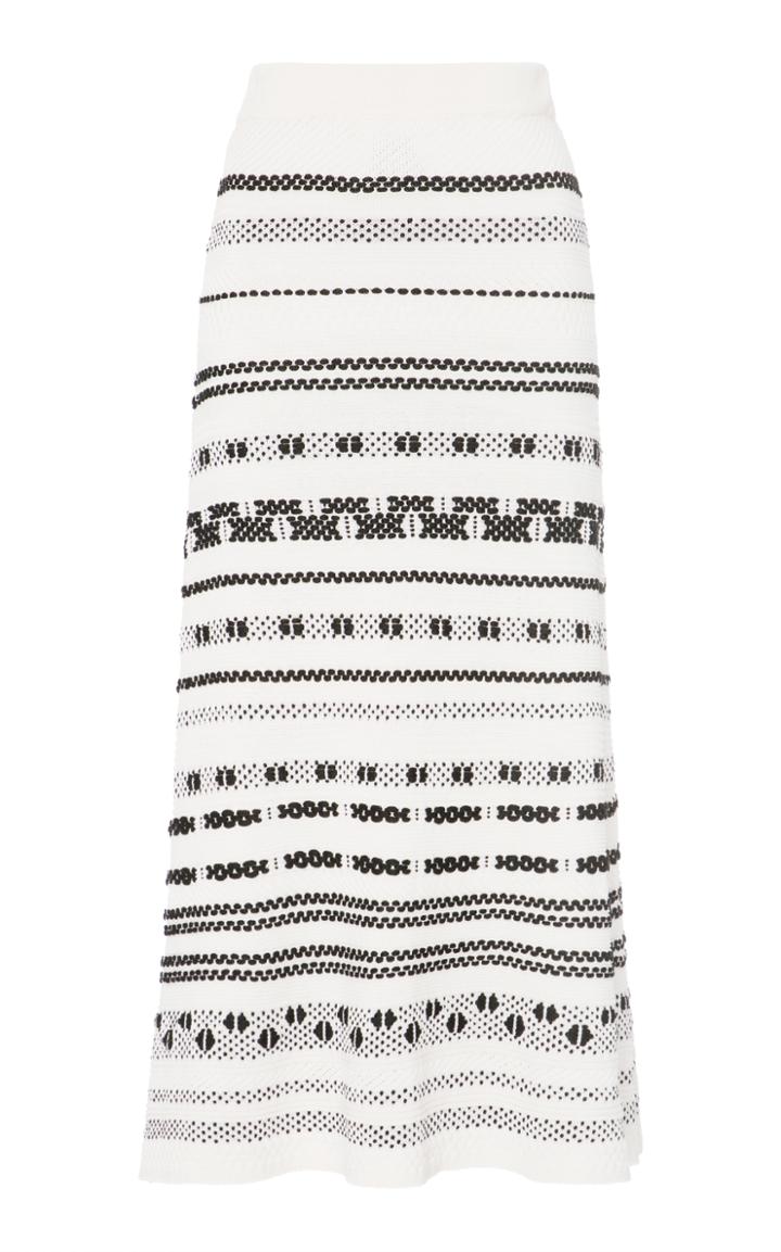 Novis Wallace Inlay Stitch Knit Skirt