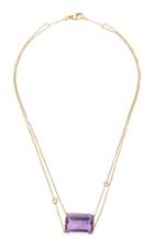 Renee Lewis 18k Gold Amethyst Necklace