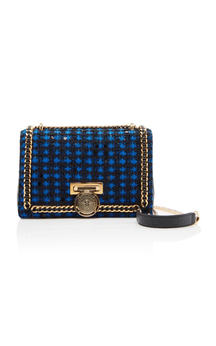 Balmain Tweed Box Bag
