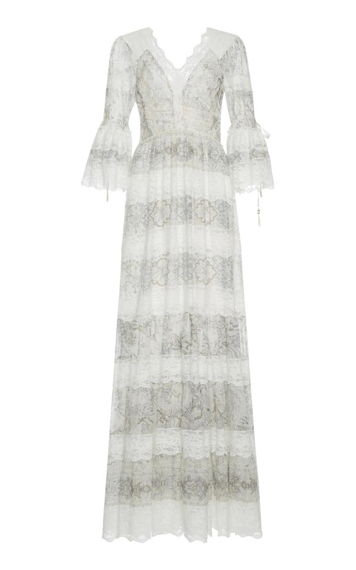 Etro Lace Detail Maxi Dress