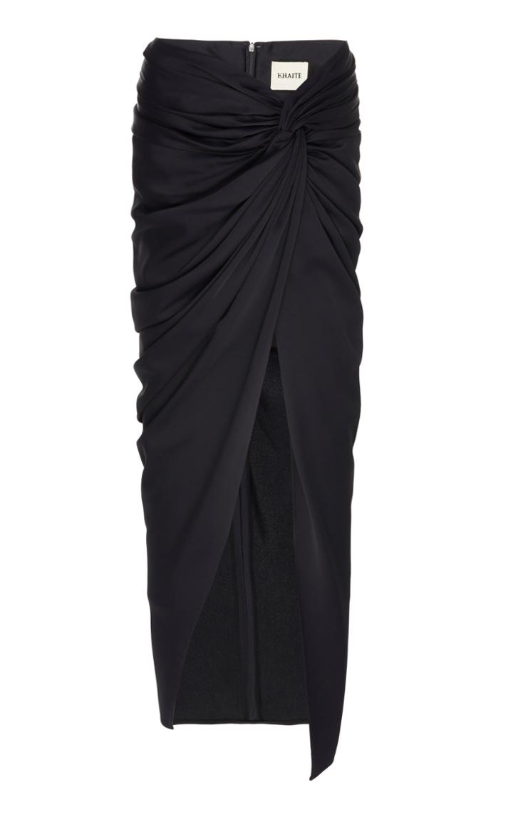 Moda Operandi Khaite Louie Satin Sarong Size: 0