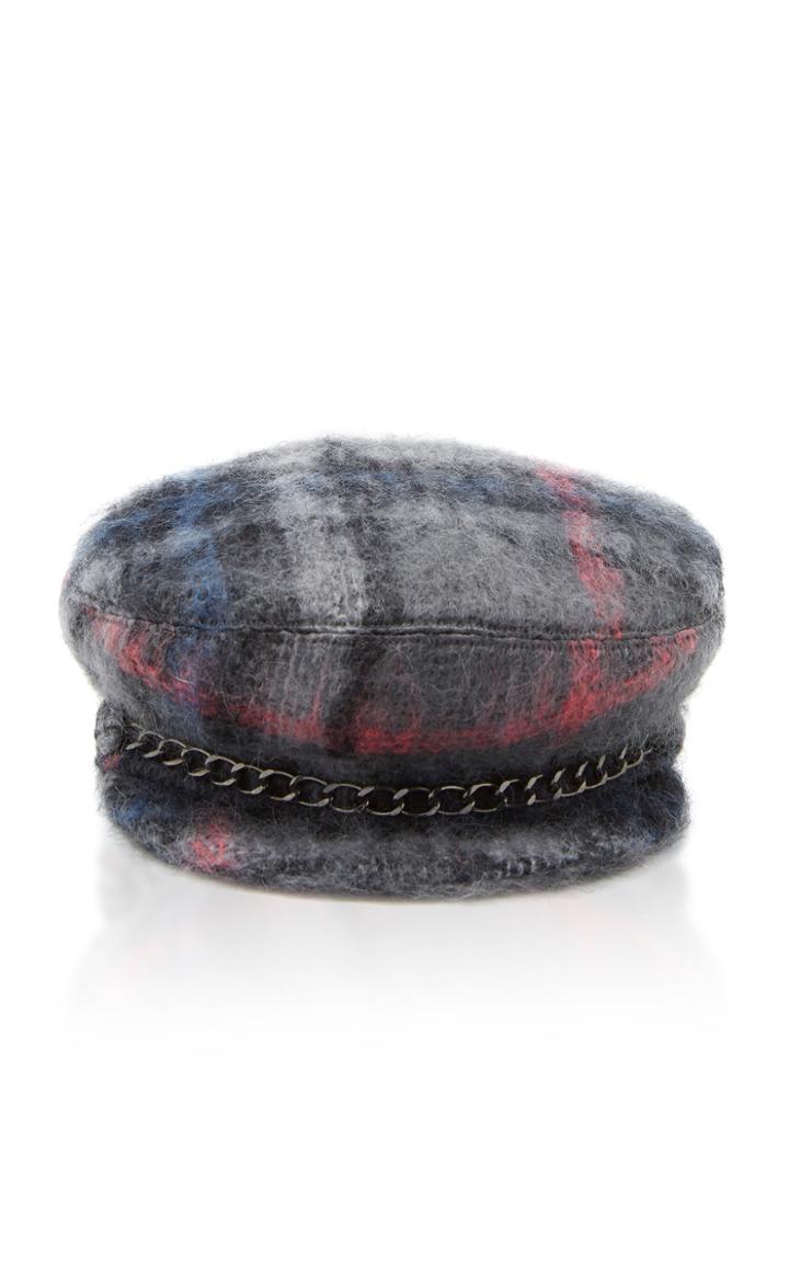 Eugenia Kim Marina Plaid Cap