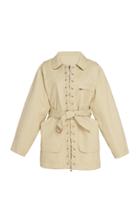 Tre By Natalie Ratabesi Elsa Cotton Lace-up Jacket