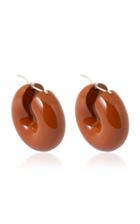 Uncommon Matters Stratus Lacquered Wood Hoop Earrings