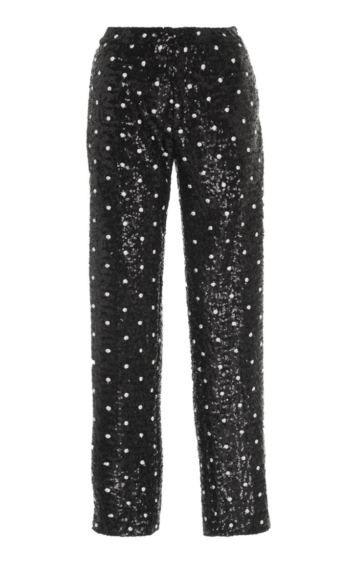 Giambattista Valli Sequin Polka Dot Pants