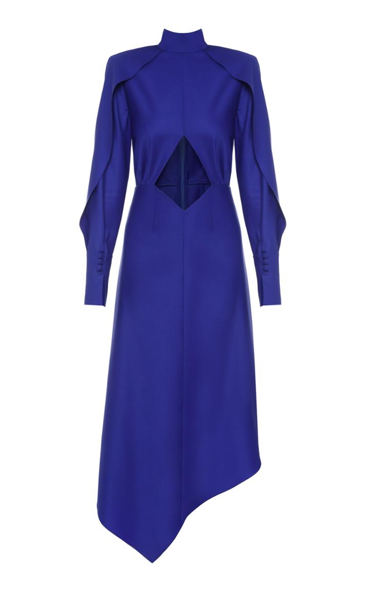 Moda Operandi Aleksandre Akhalkatsishvili Cutout Wool-blend Midi Dress