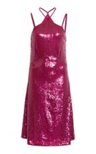 Blumarine Knee Length Paillette Dress