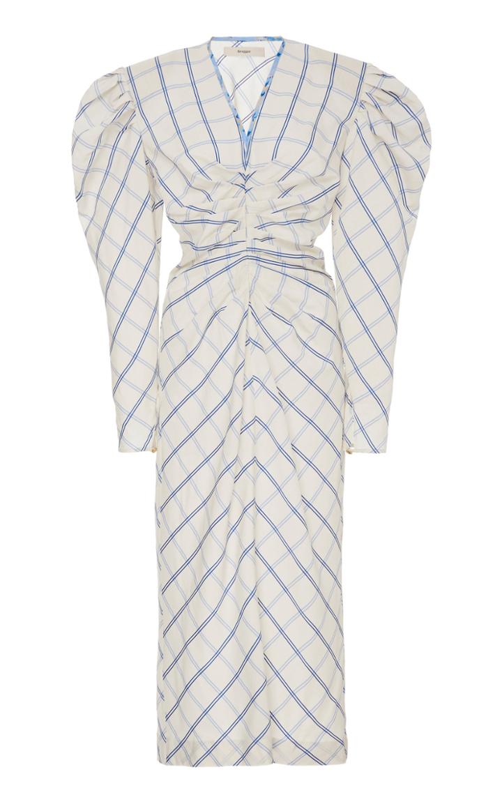 Brgger Liva Striped Midi Dress