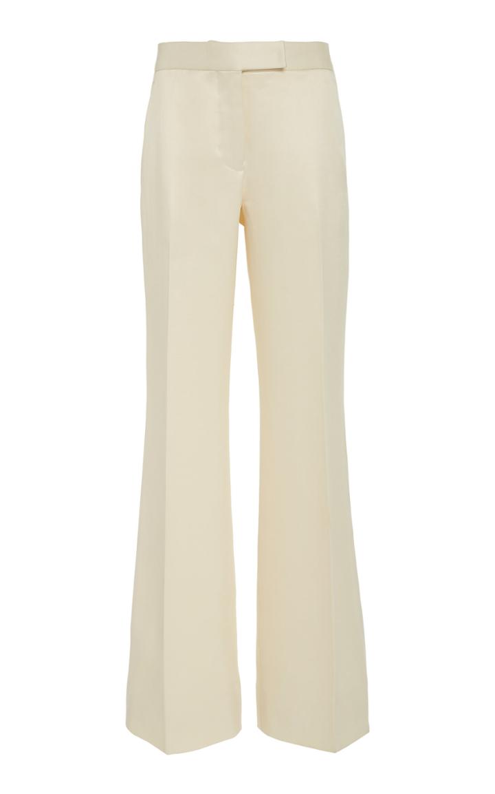 Marina Moscone Satin Flared Pants