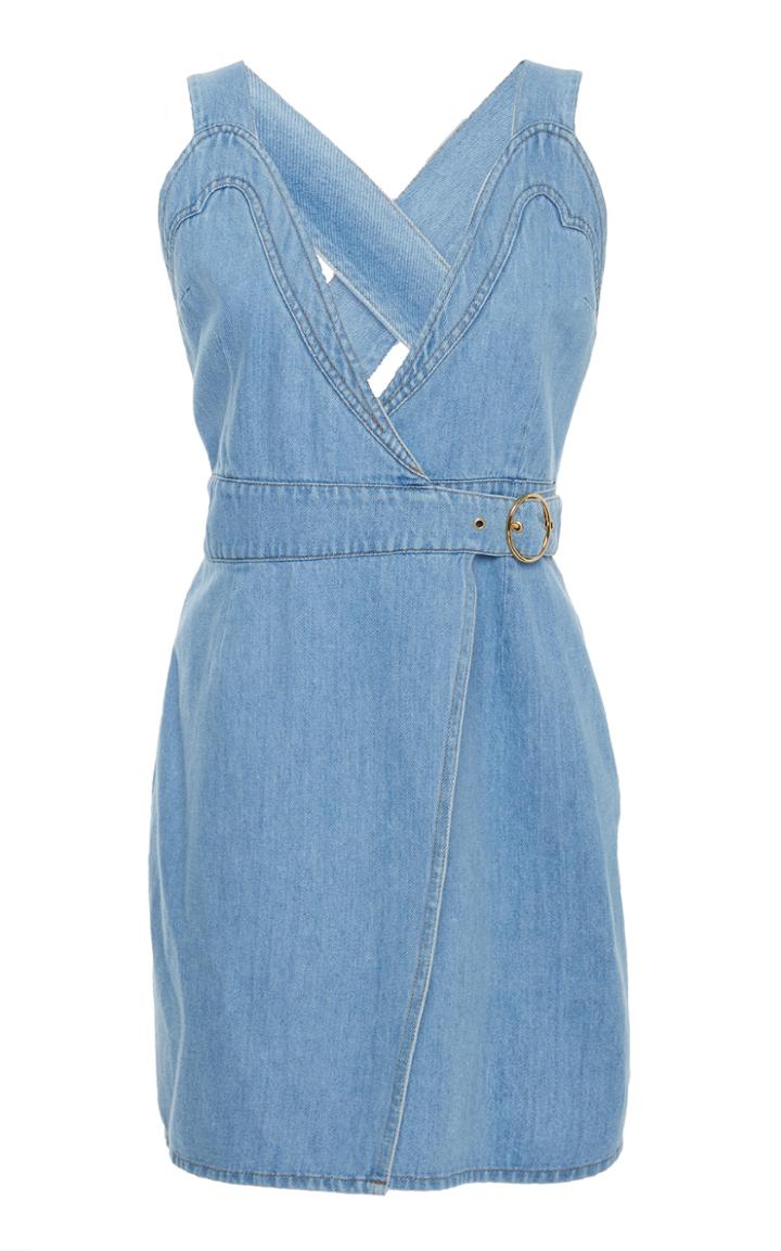 Nanushka Giza Cotton Denim Mini Dress