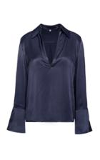 Usisi Catarina Silky V-neck Blouse