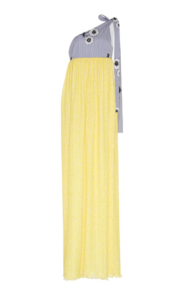 Huishan Zhang Julie One Shoulder Gown