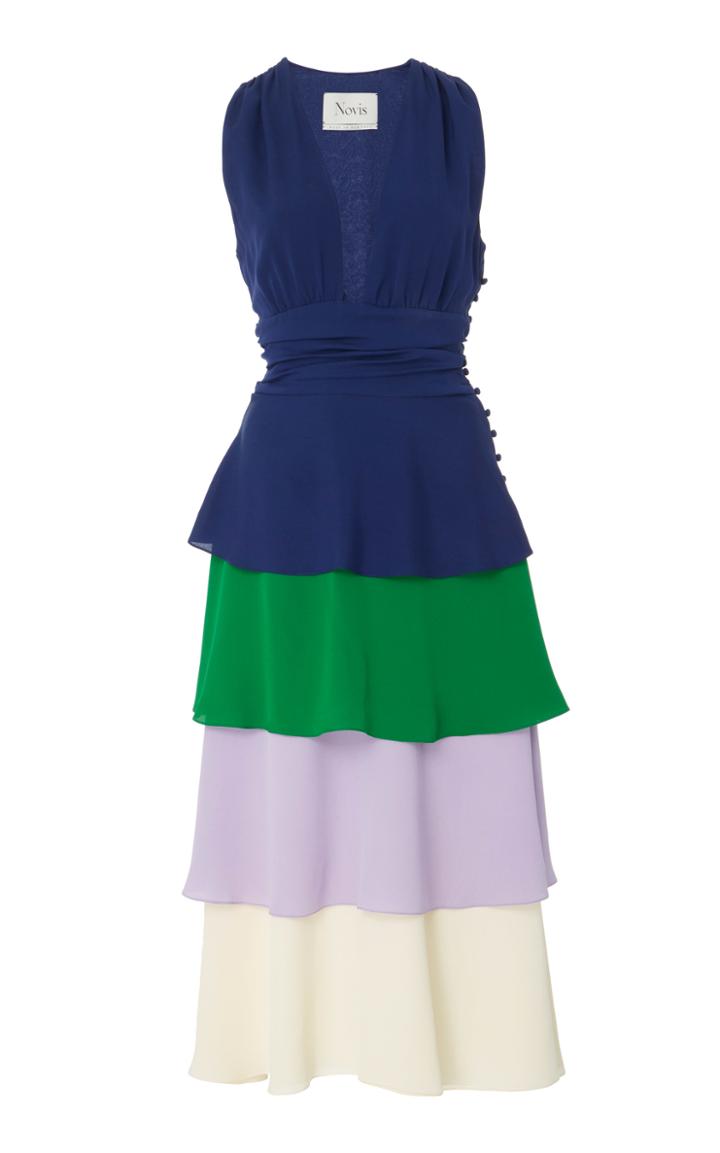 Novis Algonquin V Neck Layered Dress