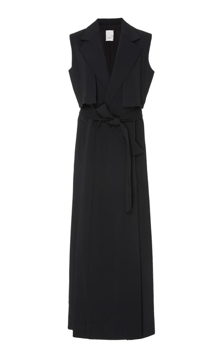 Bouguessa Sleeveless Long Trench