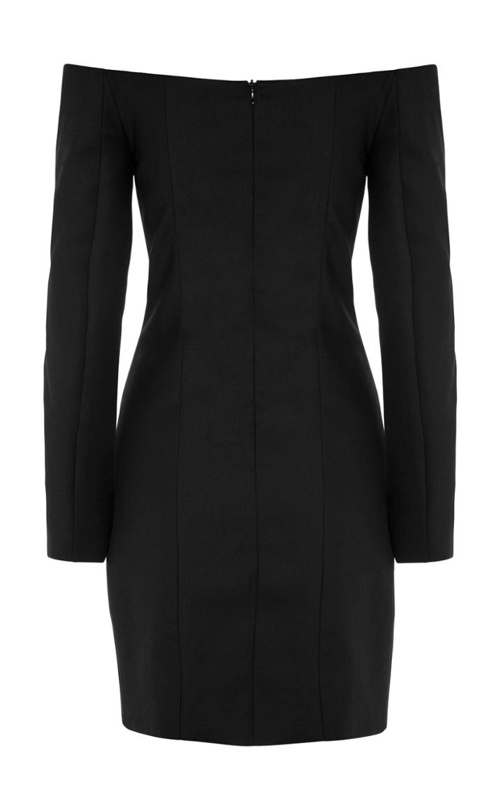 Anna Quan Nina Wool Off The Shoulder Dress