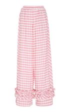 Alcoolique Roll Pink Check Pant