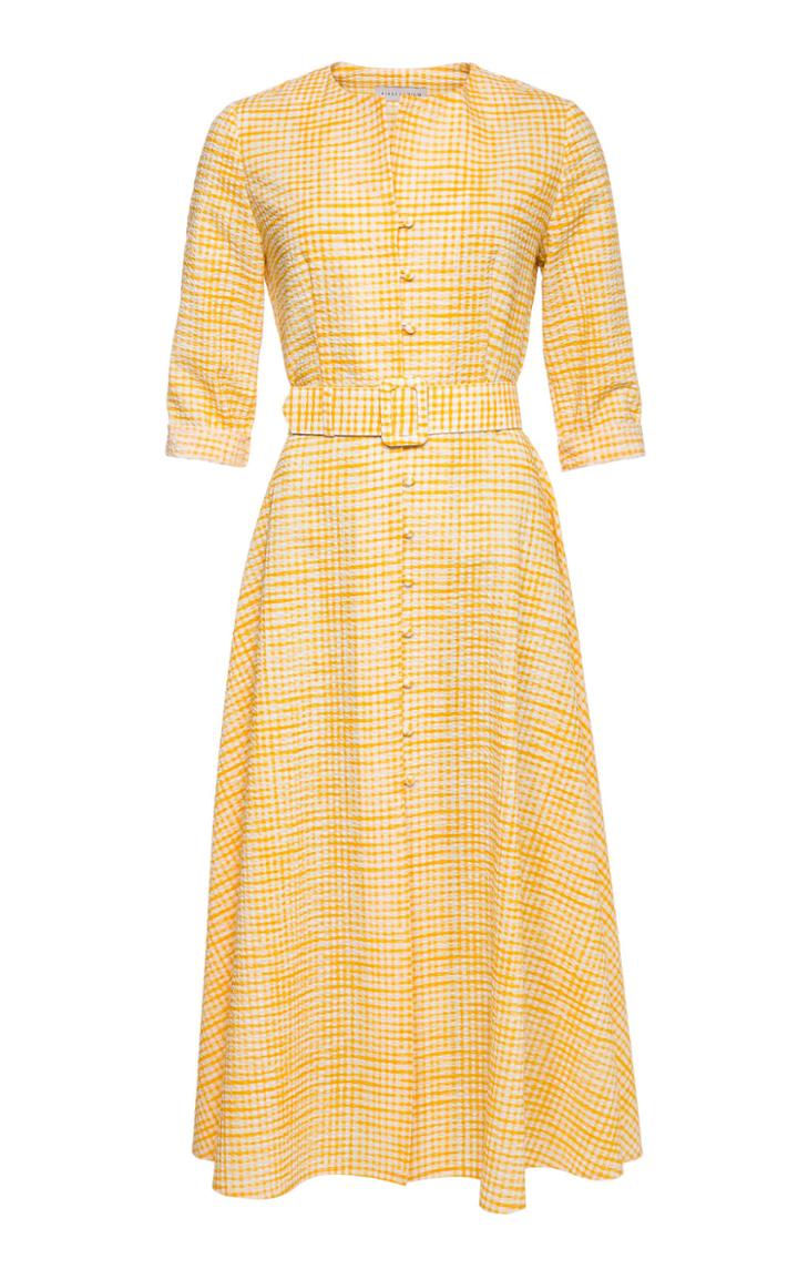 Lilli Jahilo Elsa Printed Cotton Dress With Belt