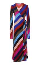 Diane Von Furstenberg Long Sleeve Wrap Dress