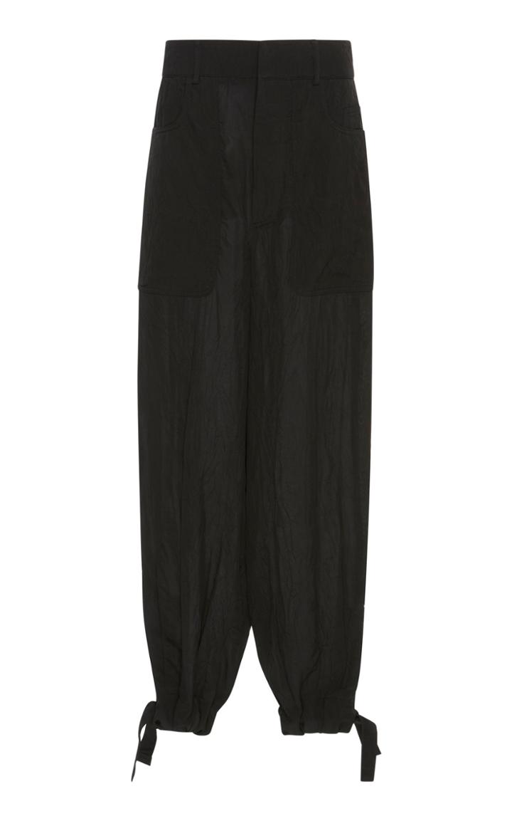 Loewe Low-rise Broadcloth Wide-leg Trousers