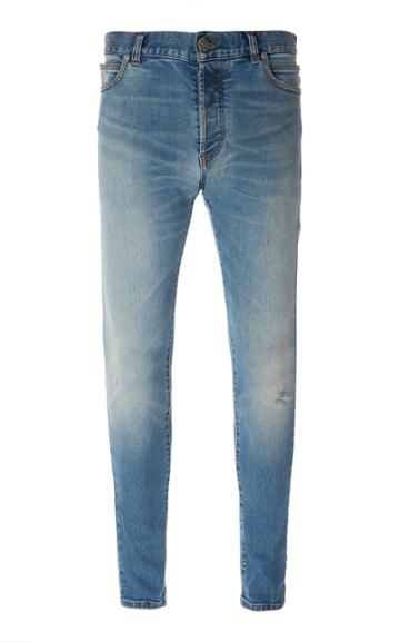 Balmain 6 Pockets Vintage Dirty Skinny Jean