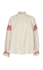 Alix Of Bohemia One Of A Kind Kiki Ikat-embroidered Linen Tunic