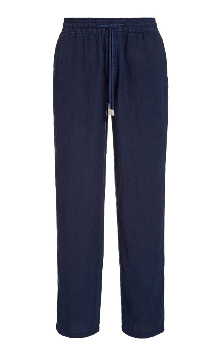 Vilebrequin Pacha Linen Wide-leg Pants