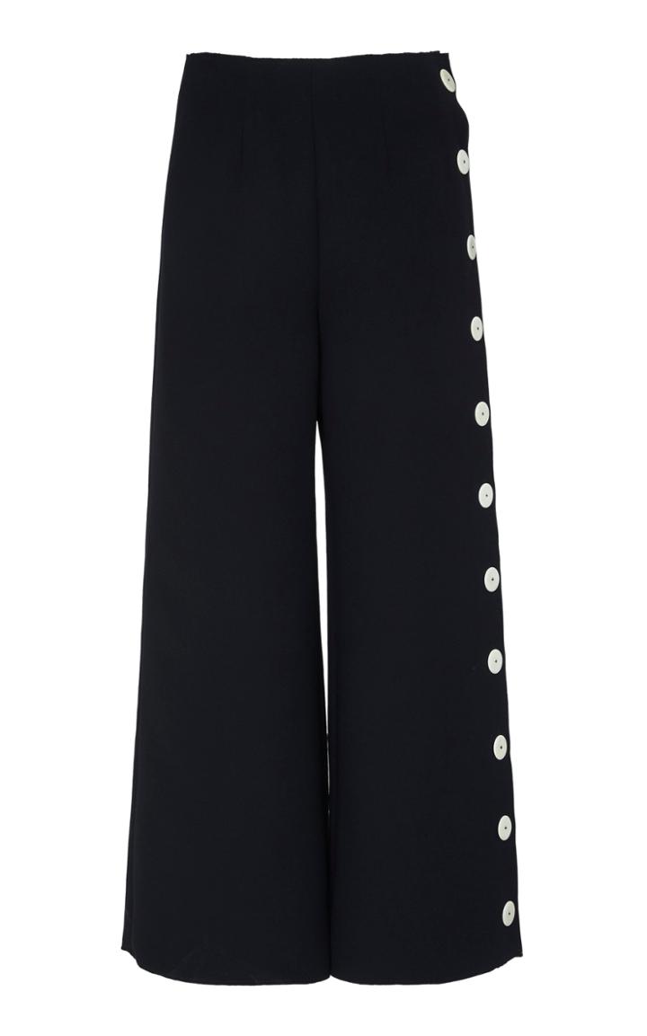 A.w.a.k.e. Buttoned Wide Leg Trousers