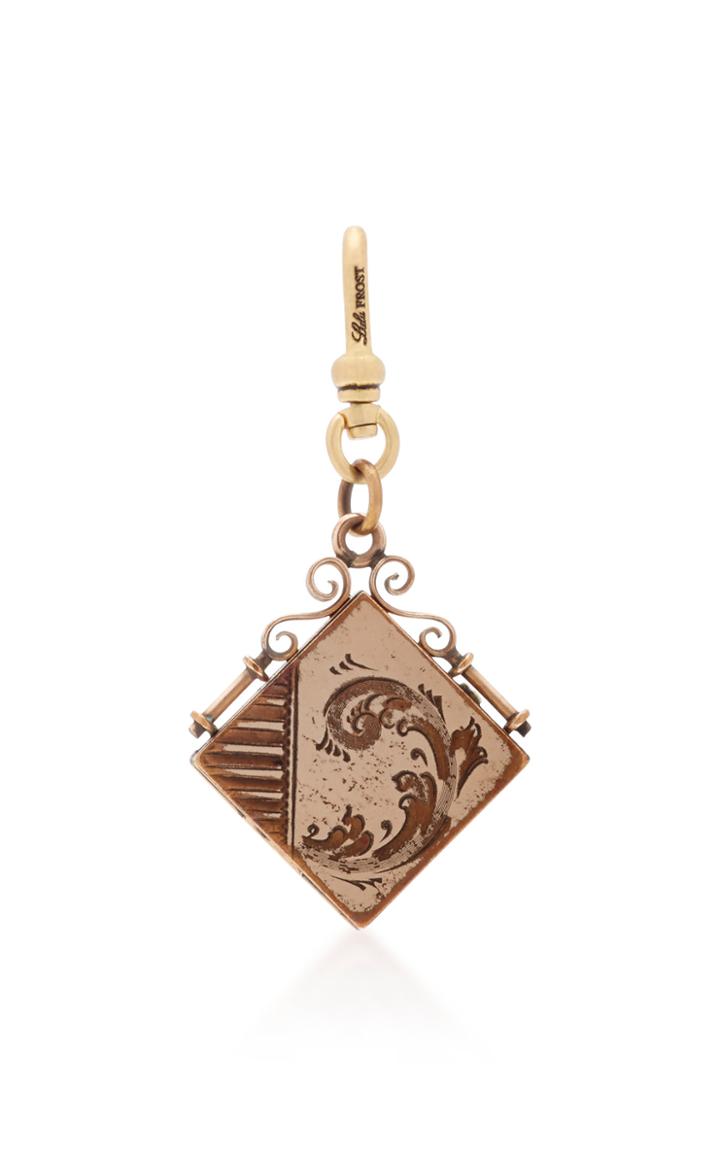 Lulu Frost One-of-a-kind Edwardian Etched Charm C.1910