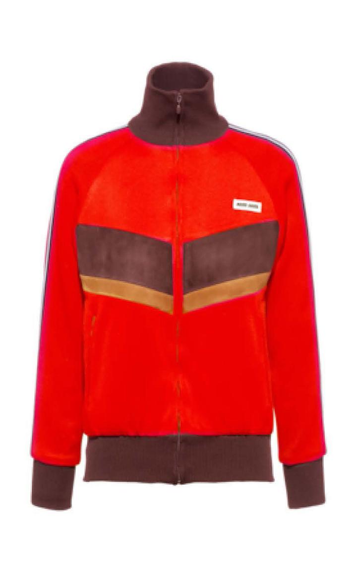 Moda Operandi Miu Miu Jersey Zip Jacket